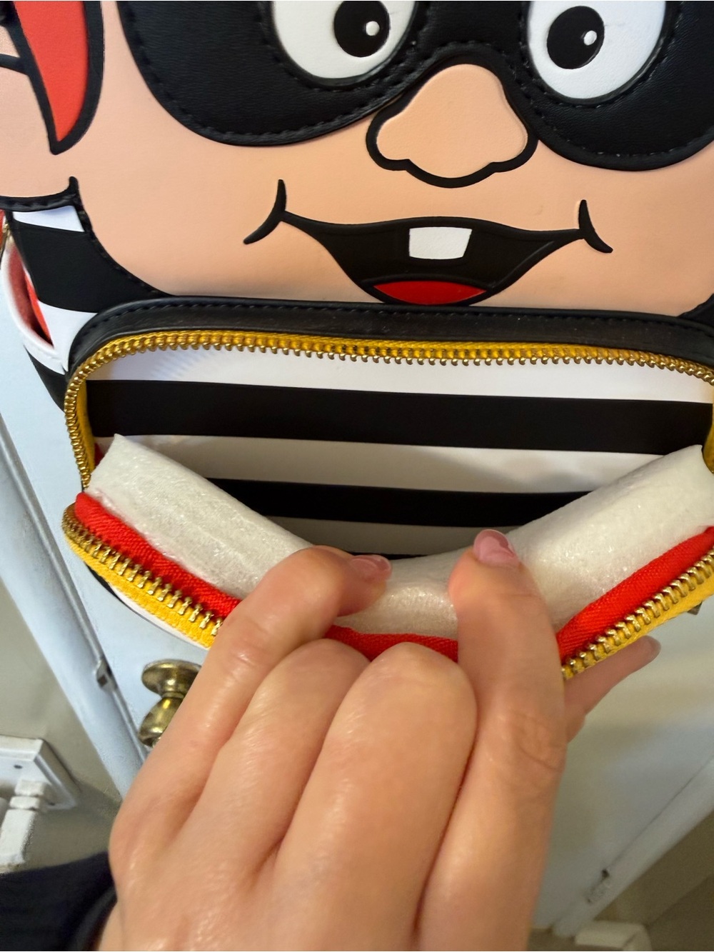 Loungefly x McDonald's Hamburglar Character Mini Backpack NWT - Picture 6 of 11